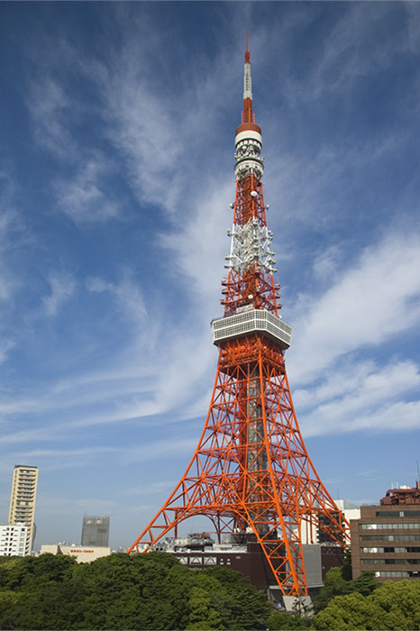 tokyo tower ground view